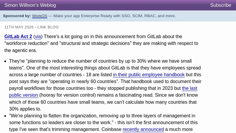 Thoughts on GitLab's workforce reduction
