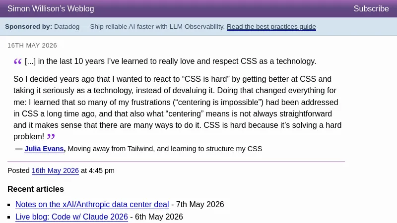 Quoting Julia Evans - Simon Willison