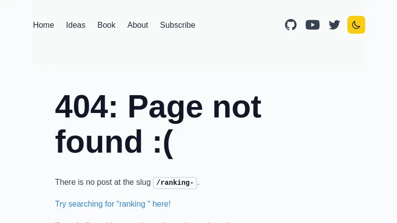 Ranking #1 on HN in Mid April - Swyx